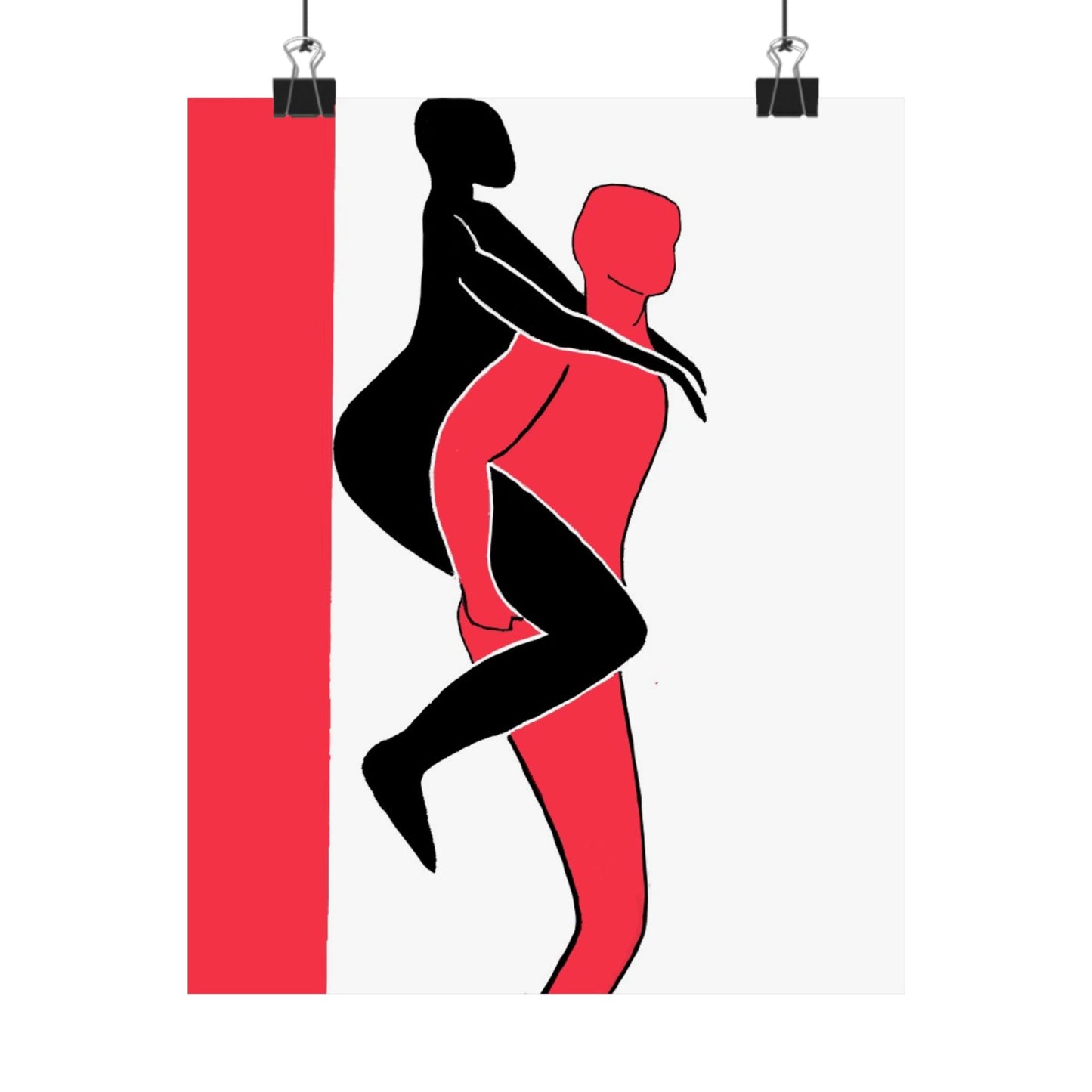 Modern Love Vertical Posters | Unique Art for Home Decor | Perfect Gift for Couples