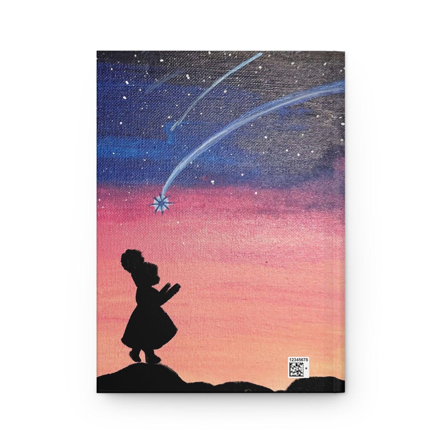 Dreamy Night Sky Hardcover Journal - Starry Design for Writers & Dreamers
