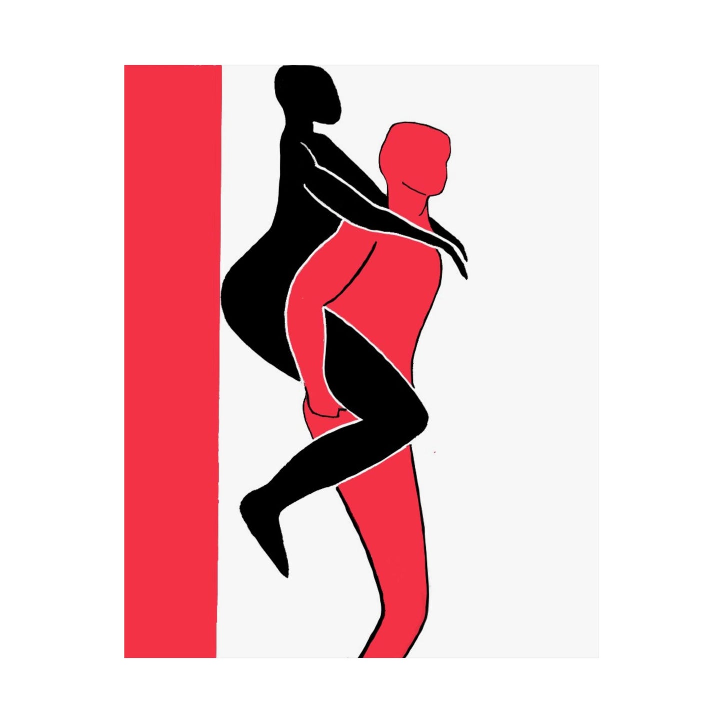 Modern Love Vertical Posters | Unique Art for Home Decor | Perfect Gift for Couples